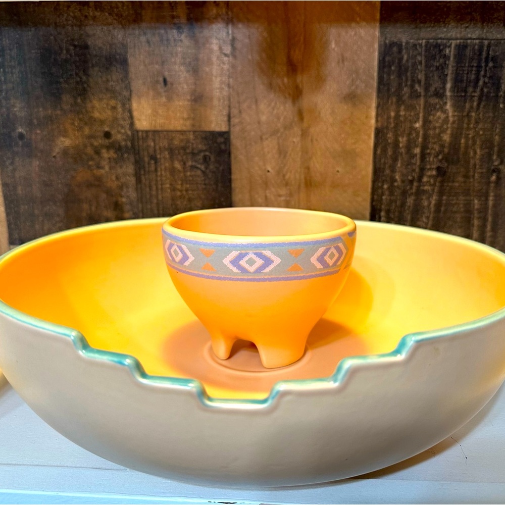 Southwest chip and salsa bowl from 1987